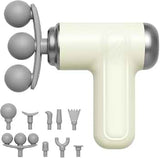 9-in-1 Three-Headed Fascia Gun Massager | Portable Deep Tissue Body Massager