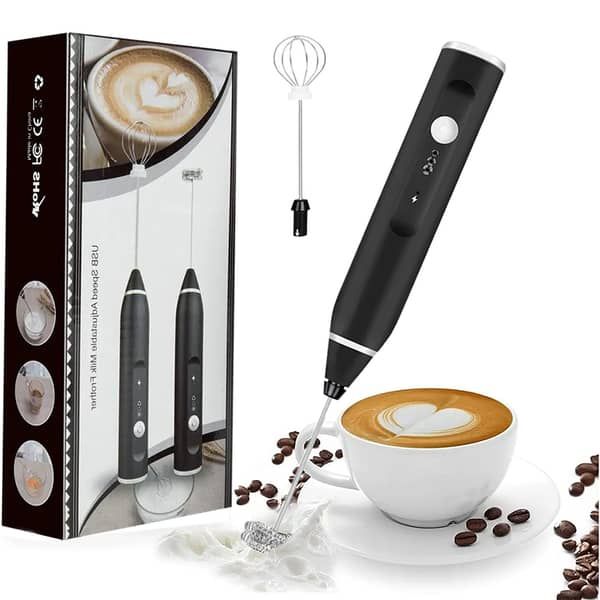 Rechargeable Coffee Beater & Egg Beater – Portable Electric Milk Frother