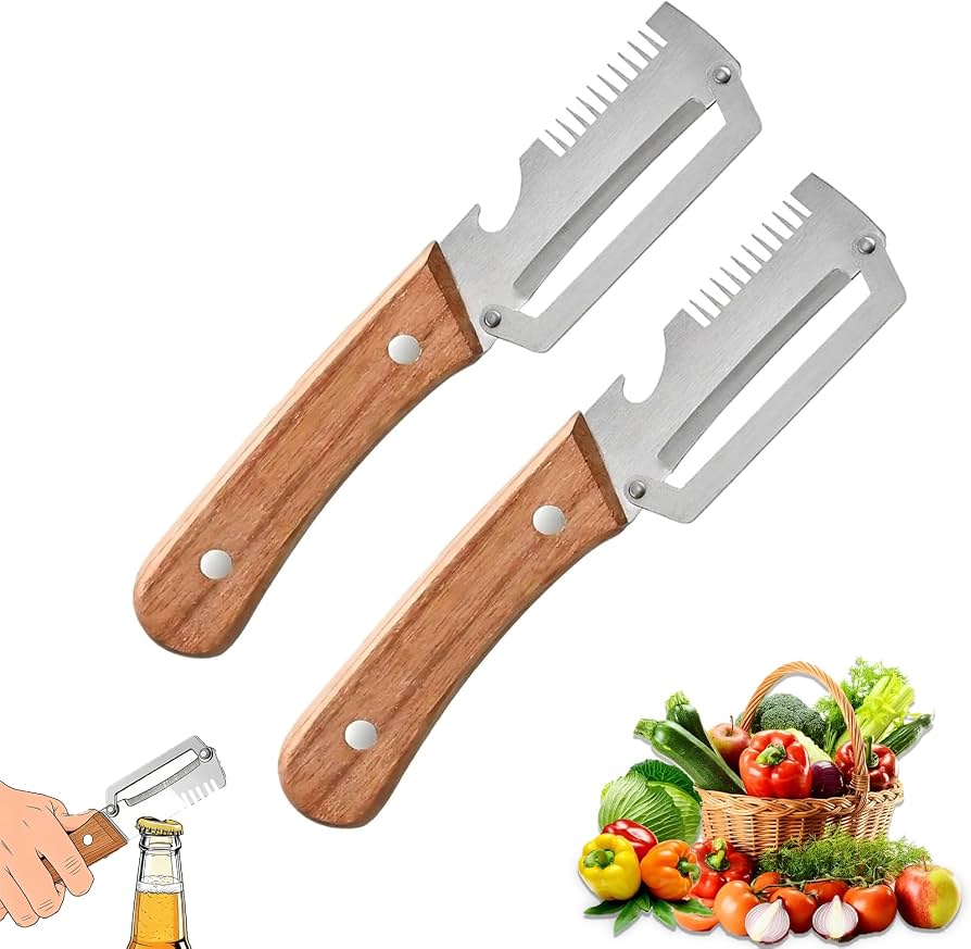 3-in-1 Peeler Knife | Multi-Functional Vegetable & Fruit Peeler