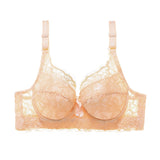 Bigger Bust Bra - Yellow Lace Design for Enhanced Support and Style Women's Bridal Support Without Padding Full Coverage Underwi