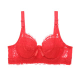 Bigger Bust Bra - Yellow Lace Design for Enhanced Support and Style Women's Bridal Support Without Padding Full Coverage Underwi