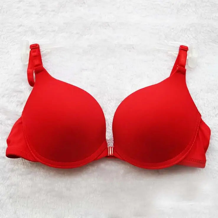 Bras For Women Push Up Bra Front Buckle A B C Cup Sexy Underwear Women Brassiere Lingerie Adjustable Strap Bralette