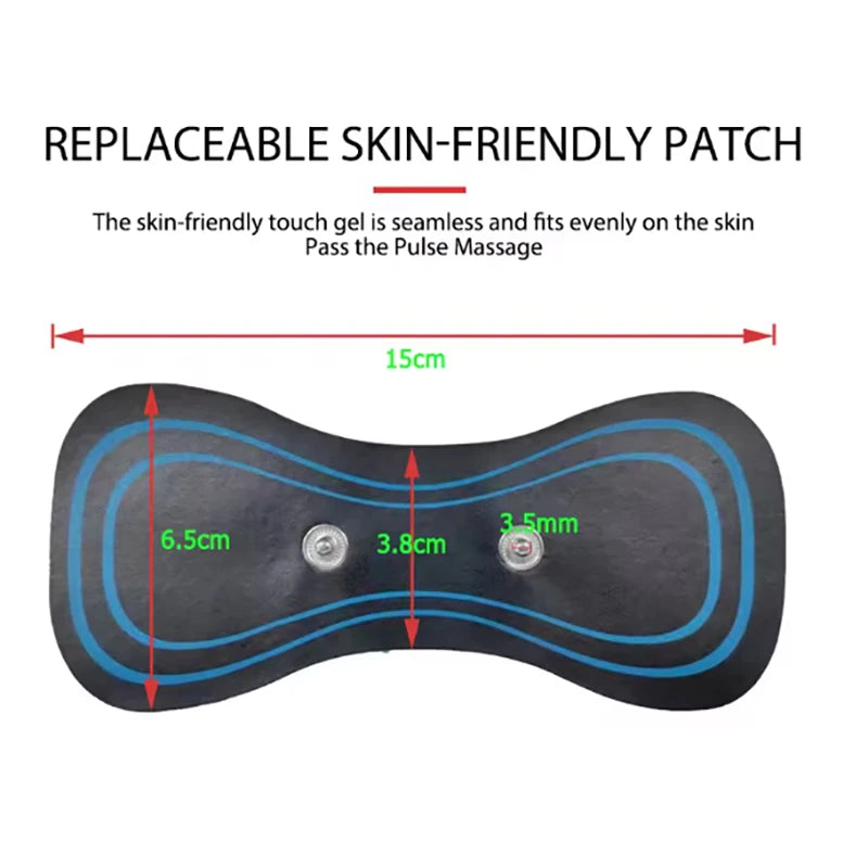 EMS Neck Massager Gel Pads Trainer Hip Exerciser Replacement Body Massager Patch Muscle Stimulator Sticker Gels Accessories