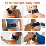Heating Electric Muscle Stimulator Patch Microcurrent Pulse EMS Back Arm Leg Neck and Shoulder Massager Universal Massage Device