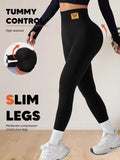 High Waisted Leggings For Women Abdominal Control And Buttock Lifting Tight Pants Yoga Trouser Suitable For Fitness And Exercise