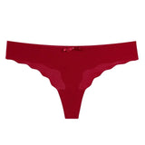 Animal Print Sexy Panty for Women Underwear Ice Silk Seamless Soft and Comfortable T Back Panty Thongs