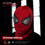 Spider-Man Auto-Touch Light Up Mask with Motorized Eyes & Ring Control 1:1 Scale Wearable Collectible for Cosplay