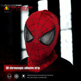 Spider-Man Auto-Touch Light Up Mask with Motorized Eyes & Ring Control 1:1 Scale Wearable Collectible for Cosplay