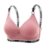 Bra For Women Women Large Underwear Women Without Steel Ring on The Support Sports Back Bra Close Anti-sagging Adjustment Bra