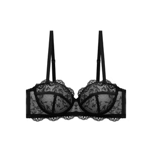 Bra of Women French Luxury Big Chest Appears Small Single Layer Ultra-thin Comfortable Gathering Sexy Lace Bra OWD6141