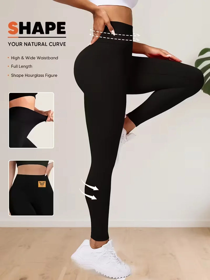 High Waisted Leggings For Women Abdominal Control And Buttock Lifting Tight Pants Yoga Trouser Suitable For Fitness And Exercise
