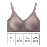 Women'S Seamless Bra Women'S Thin Jelly Colored Soft Bra Wireless Bra Comfortable Bra Deep V-Neck