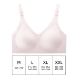 Women'S Seamless Bra Women'S Thin Jelly Colored Soft Bra Wireless Bra Comfortable Bra Deep V-Neck