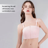 Maternity Bra Hands Free Pumping Bra Adjustable Cotton Breast Pump Bra No Steel Ring Nursing Bra for Breast Pump