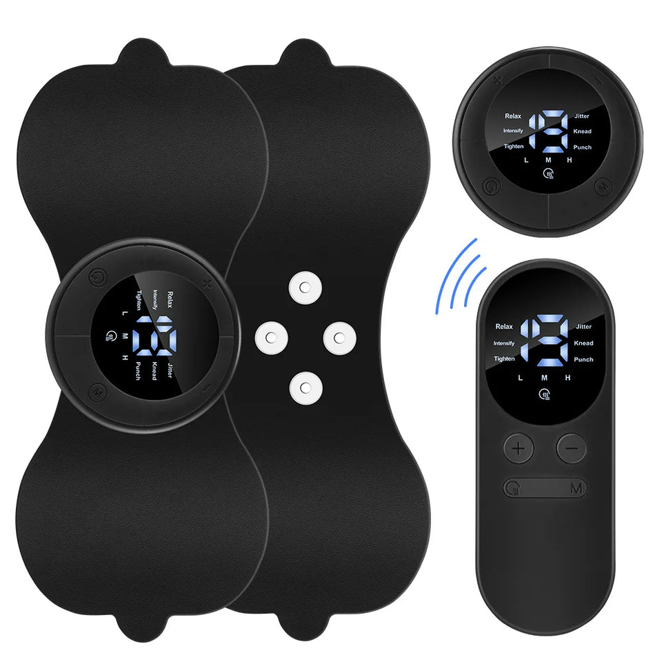 Heating Electric Muscle Stimulator Patch Microcurrent Pulse EMS Back Arm Leg Neck and Shoulder Massager Universal Massage Device