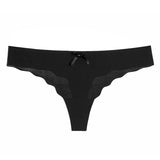 Animal Print Sexy Panty for Women Underwear Ice Silk Seamless Soft and Comfortable T Back Panty Thongs
