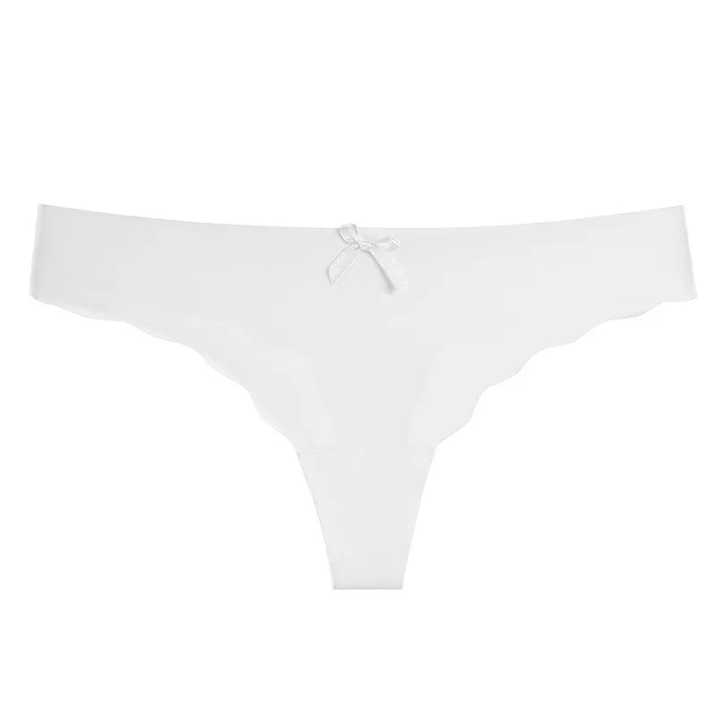 Animal Print Sexy Panty for Women Underwear Ice Silk Seamless Soft and Comfortable T Back Panty Thongs