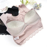 Bras For Women Underwear Plus Size Bra M-5XL Wire Free Brassiere Summer Wireless Bralette Push Up Sexy Lace Bra With Padding