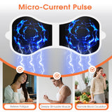 Heating Electric Muscle Stimulator Patch Microcurrent Pulse EMS Back Arm Leg Neck and Shoulder Massager Universal Massage Device