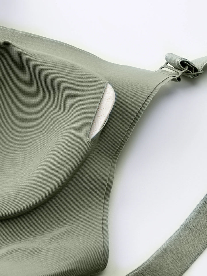Women'S Seamless Bra Women'S Thin Jelly Colored Soft Bra Wireless Bra Comfortable Bra Deep V-Neck