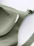 Women'S Seamless Bra Women'S Thin Jelly Colored Soft Bra Wireless Bra Comfortable Bra Deep V-Neck