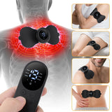 Heating Electric Muscle Stimulator Patch Microcurrent Pulse EMS Back Arm Leg Neck and Shoulder Massager Universal Massage Device