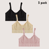 3 PCS Women's Nursing Bra Seamless Nursing Sports Bra Motherhood Maternity Bra Breathable Pregnant Women Breastfeeding Bra