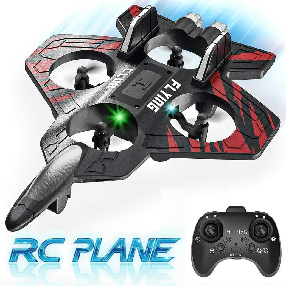 Star Fighter Jet RC Drone | 360° Stunt Remote Control Flying Aircraft with LED Lights
