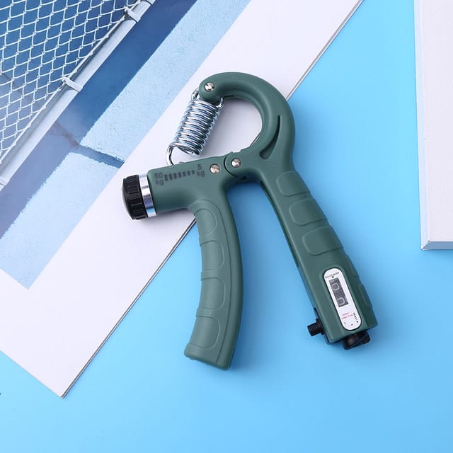 Automatic Counter Hand Grip Strengthener | Adjustable Resistance Hand Exerciser for Men & Women