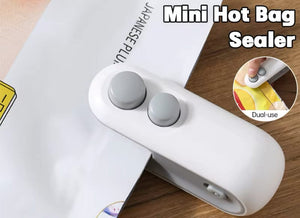 Rechargeable Mini Pocket Bag Sealer | Portable Heat Sealing Machine for Food Storage | USB Rechargeable