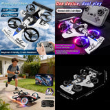 2-in-1 RC Drift Car & Flying Drone Toy | Remote Control Transforming Car for Kids