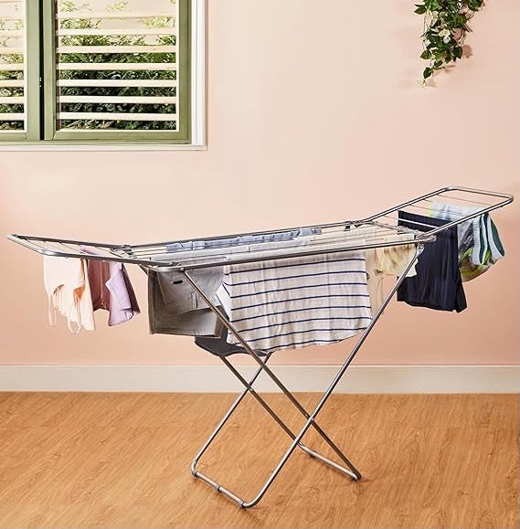 Foldable Clothes Drying Rack | Heavy-Duty Folding Laundry Drying Stand | Indoor & Outdoor Clothes Hanger