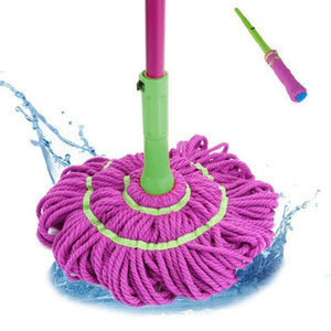 Twisted Squeezer Floor Cleaning Mop | Super Absorbent Self-Wringing Mop with Extendable Handle
