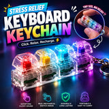 Mechanical Keyboard Keychain | Stress Relief Clicky Fidget Keychain | Portable Mini Keyboard Switch