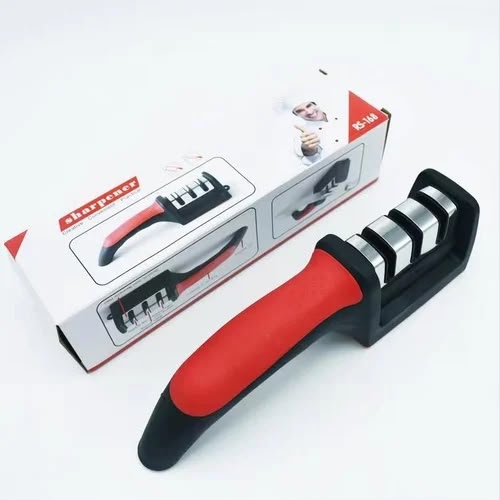 Professional 3-Stage Knife Sharpener | Multi-Function Diamond Kitchen Knife Sharpening Tool