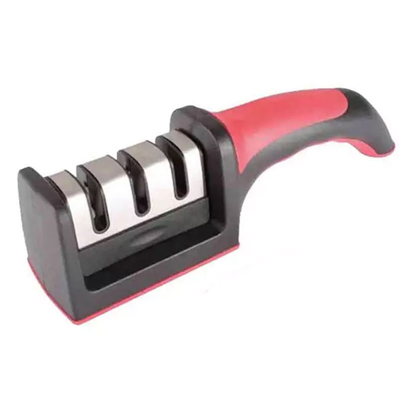 Professional 3-Stage Knife Sharpener | Multi-Function Diamond Kitchen Knife Sharpening Tool