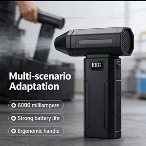 High Speed Mini Turbo Blower | 6000mAh Rechargeable Cordless Air Duster