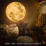 USB Projection Atmosphere Lamp – 3D Starry Sky Mood Light with 6 Replaceable Projection Discs | Room Ambiance LED Night Light