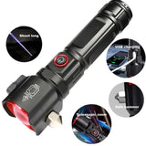Emergency Flashlight & Charging Bank – 8800mAh Waterproof LED Torch