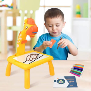Kids LED Projector Drawing Table – Creative Painting & Learning Board