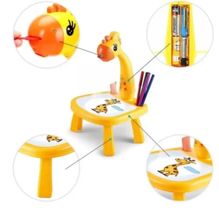 Kids LED Projector Drawing Table – Creative Painting & Learning Board