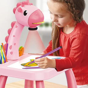 Kids LED Projector Drawing Table – Creative Painting & Learning Board