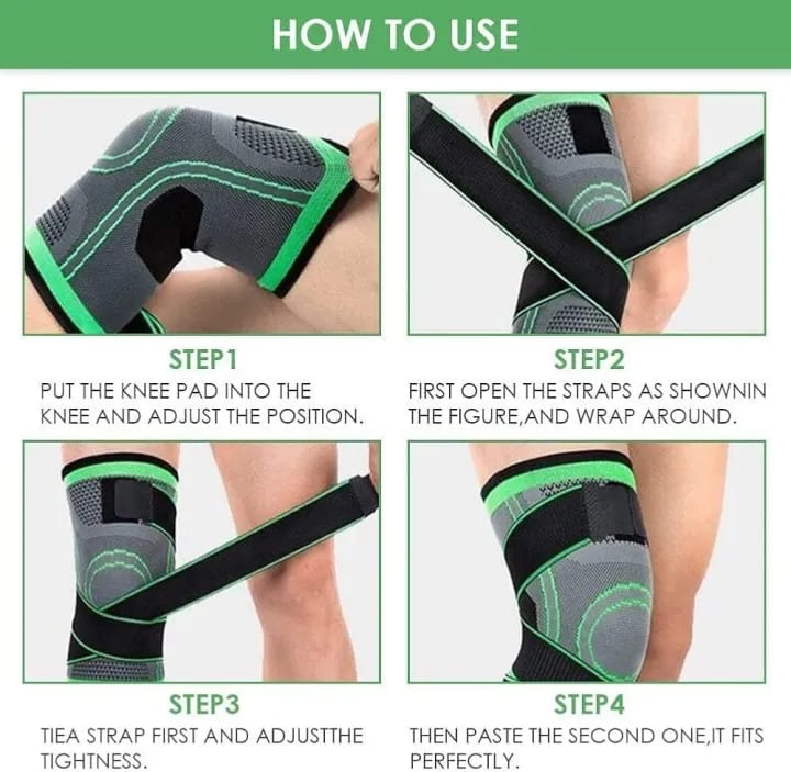 Adjustable Knee Supporter Compression Brace (1 Piece)