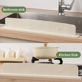 Silicone Sink Splash Guard with Double Suction | Kitchen Sink Water Barrier