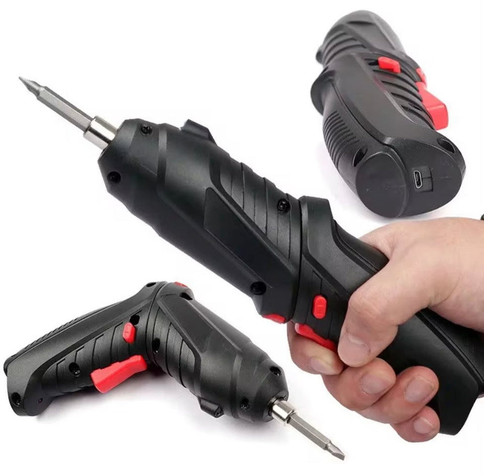 Rechargeable Cordless Screwdriver | Mini Electric Screwdriver Tool Set
