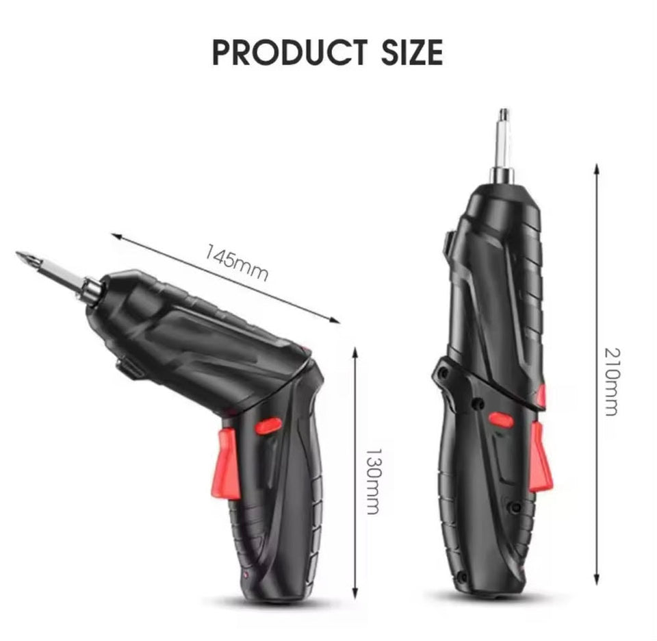Rechargeable Cordless Screwdriver | Mini Electric Screwdriver Tool Set