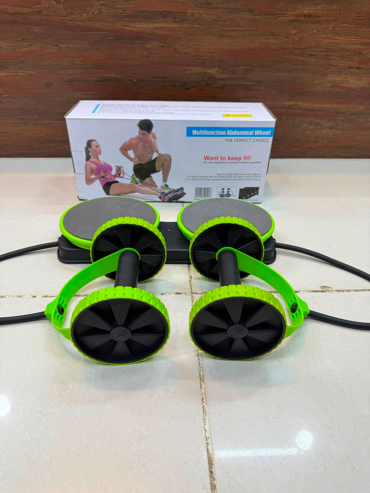 Multifunctional Abdominal Wheel Exercise Machine | 4-Wheel Ab Roller