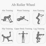 Multifunctional Abdominal Wheel Exercise Machine | 4-Wheel Ab Roller