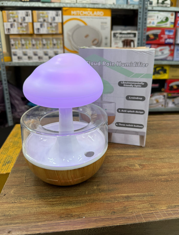 Rain Cloud Humidifier | LED Mood Light Aroma Diffuser