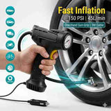 Digital Air Compressor | Portable Car & Bike Tyre Inflator